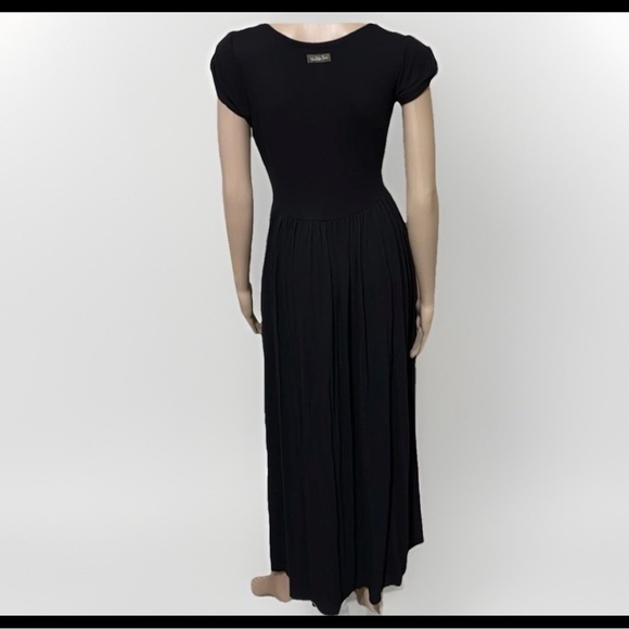 Matilda Jane Womens Black Night Owl Maxi Dress Size Small Modest Flowy Comfy - Picture 7 of 8